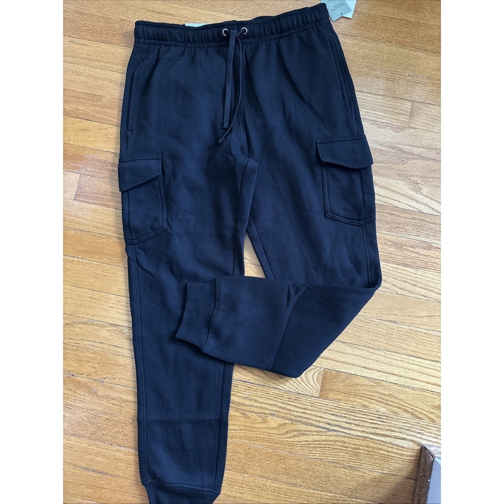 Goodfellow & Co. Men's Black The Every Wear Cargo Jogger Pants Size Medium